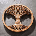 Viking Tree of Life Wooden Wall Hanging