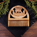 Viking Bone Beard Comb - Drakkar