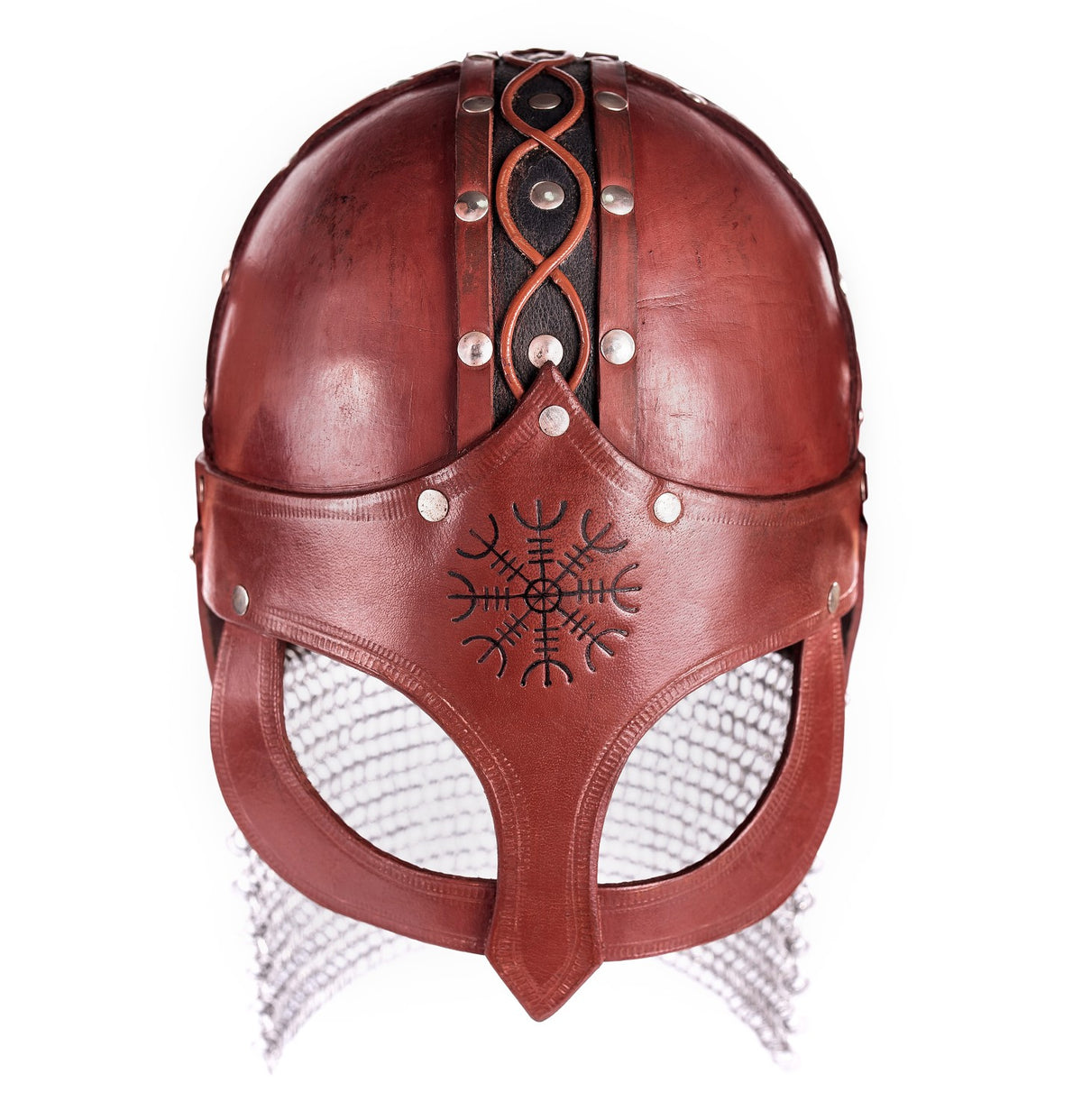 Viking Leather Helmet - Helm of Awe